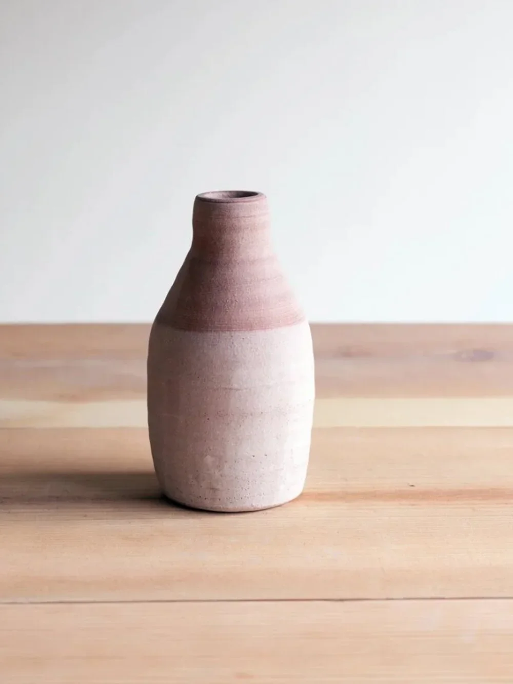 Sheldon Ceramics Terra Cotta Bottle Vase 6”
